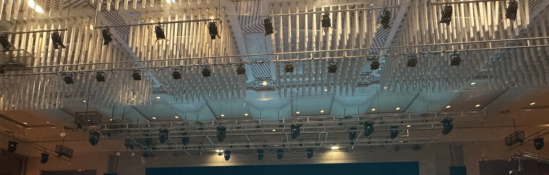 The Yellow River International Convention and Exhibition Center hall in Dongying, venue of the China Dongying petroleum exhibition